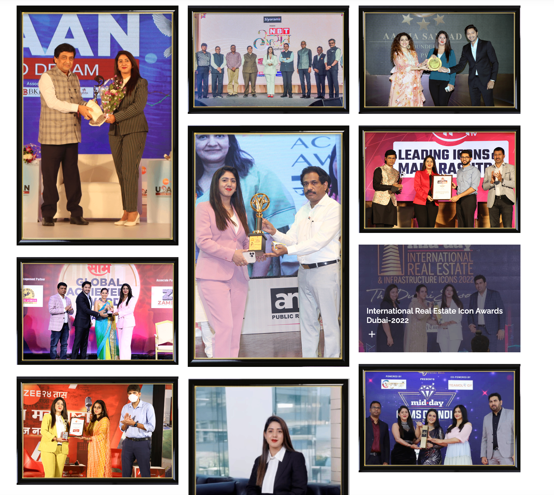 Zaminwale awards and recognitions wall
